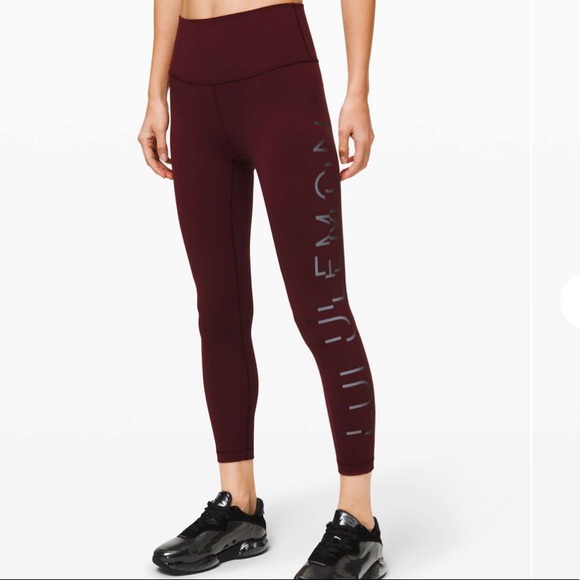Lululemon Lunar SE Garnet Wunder Under 25” size 6 - Picture 2 of 13